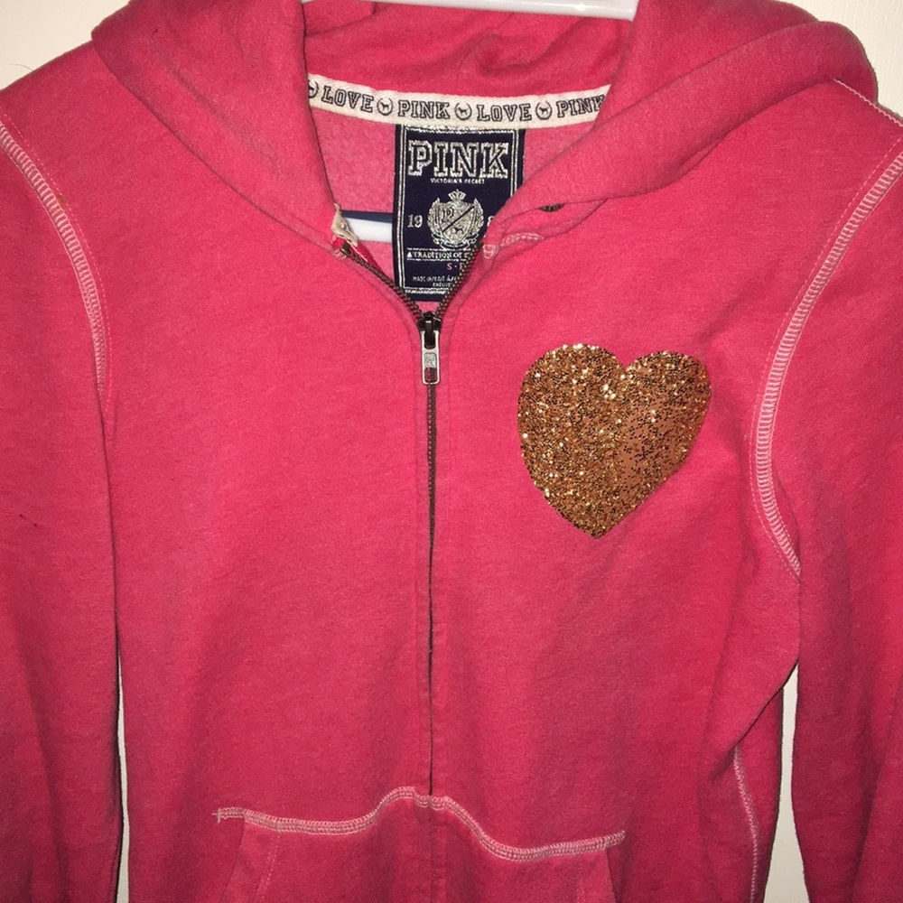 VS Pink zip up